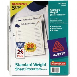 PROTECTOR DE HOJAS AVERY USO PESADO CON 25 PIEZAS