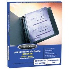 PROTECTOR HOJA ACCO GRUESO CAJA 100 PZAS