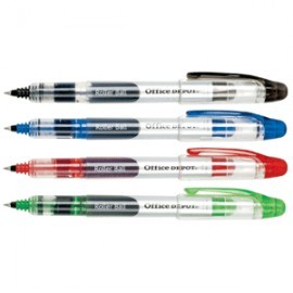 BOLIGRAFO ROLLERBALL TINTA COLORES PUNTO FINO PAQ6