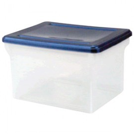 CAJA DE PLASTICO OFFICE DEPOT PARA ARCHIVO