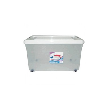 CAJA EUROPLAST MONACO CON RUEDAS Y TAPA BLANCA