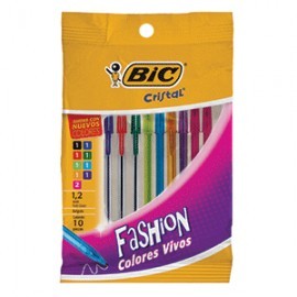 BOLIGRAFO BIC SHIMMERS COLORES SURTIDOS 6 MAS 4