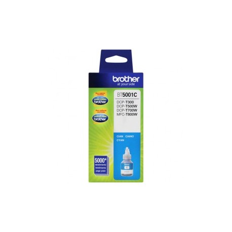 BOTELLA BROTHER BT5001C CYAN ALTO RENDIMIENTO