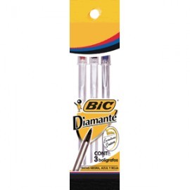 BOLIGRAFO BIC DIAMANTE COLORES SURTIDOS MED C/3