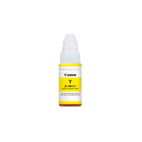 BOTELLA DE TINTA CANON GI-190 AMARILLO