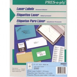 ETIQUETAS PRESS-PLY AVERY CON 2000 DE 1X4