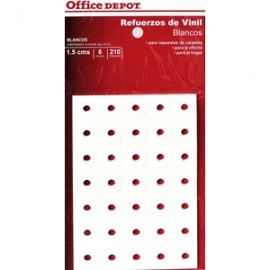 REFUERZOS PARA CARPETA OFFICE DEPOT BLANCO C/210