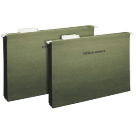 FOLDER COLGANTE OFICIO OFFICE DEPOT VERDE CON 25