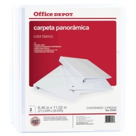 CARPETA ARILLO REDONDO OFFICE DEPOT BANCA CON 2 PQ